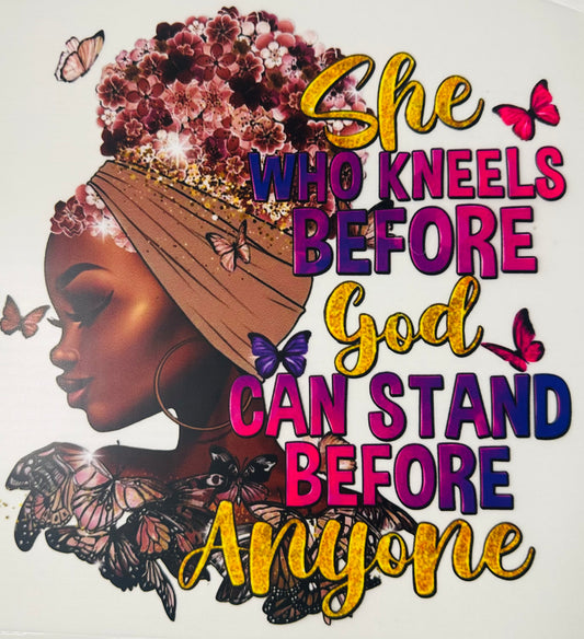SHE WHO KNEELS BEFORE GOD