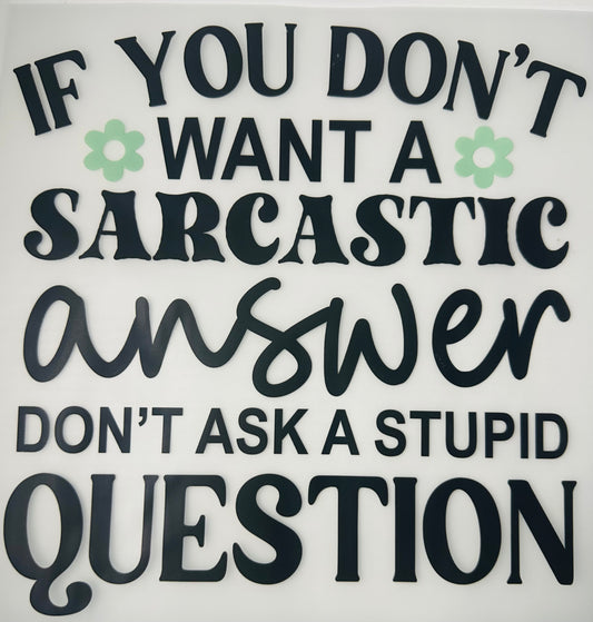 Sarcastic