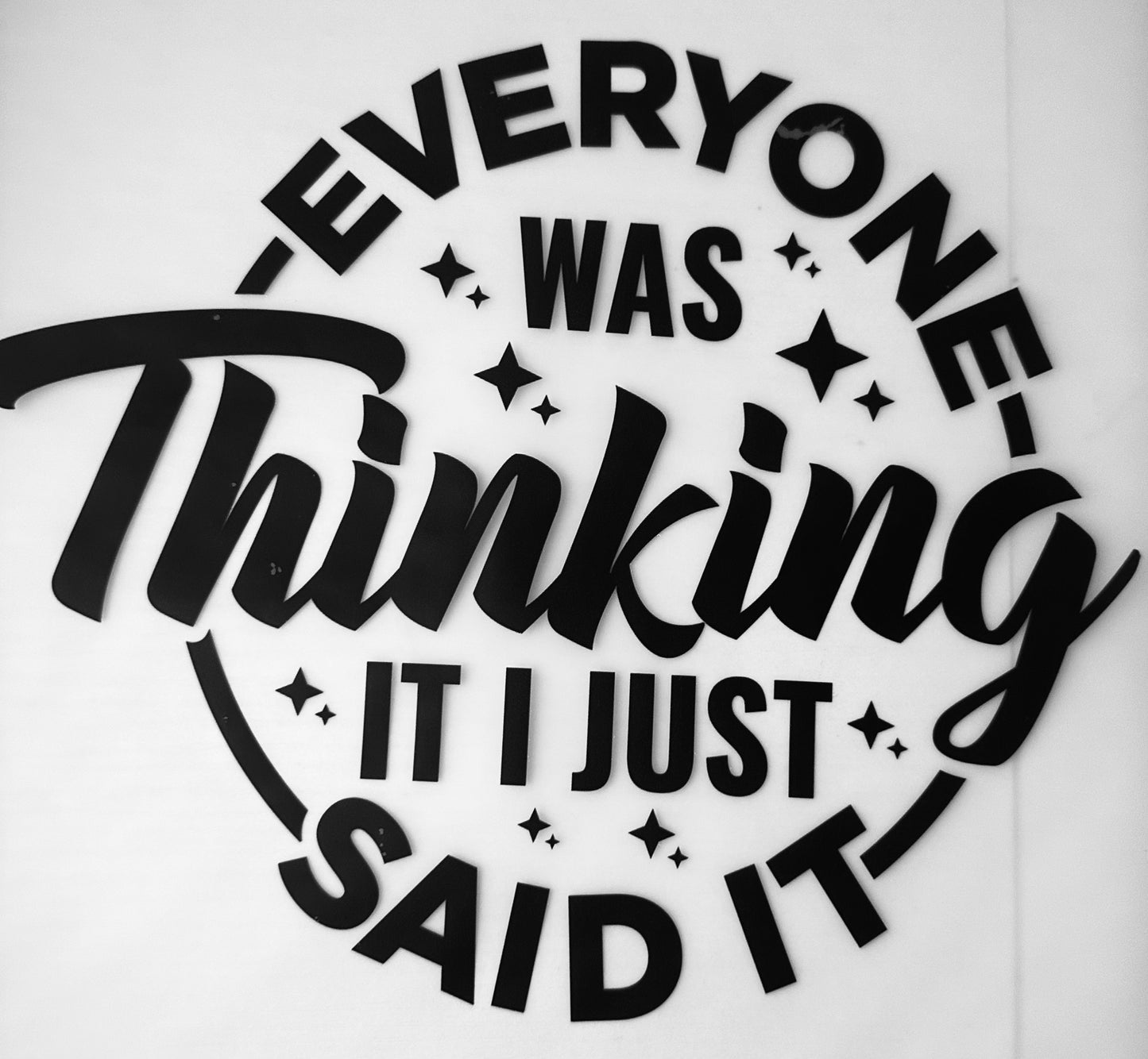 I just Said it!!!