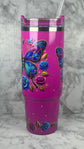 Pink/Butterfly Stanley Stainless Steel Cup