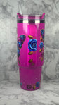 Pink/Butterfly Stanley Stainless Steel Cup