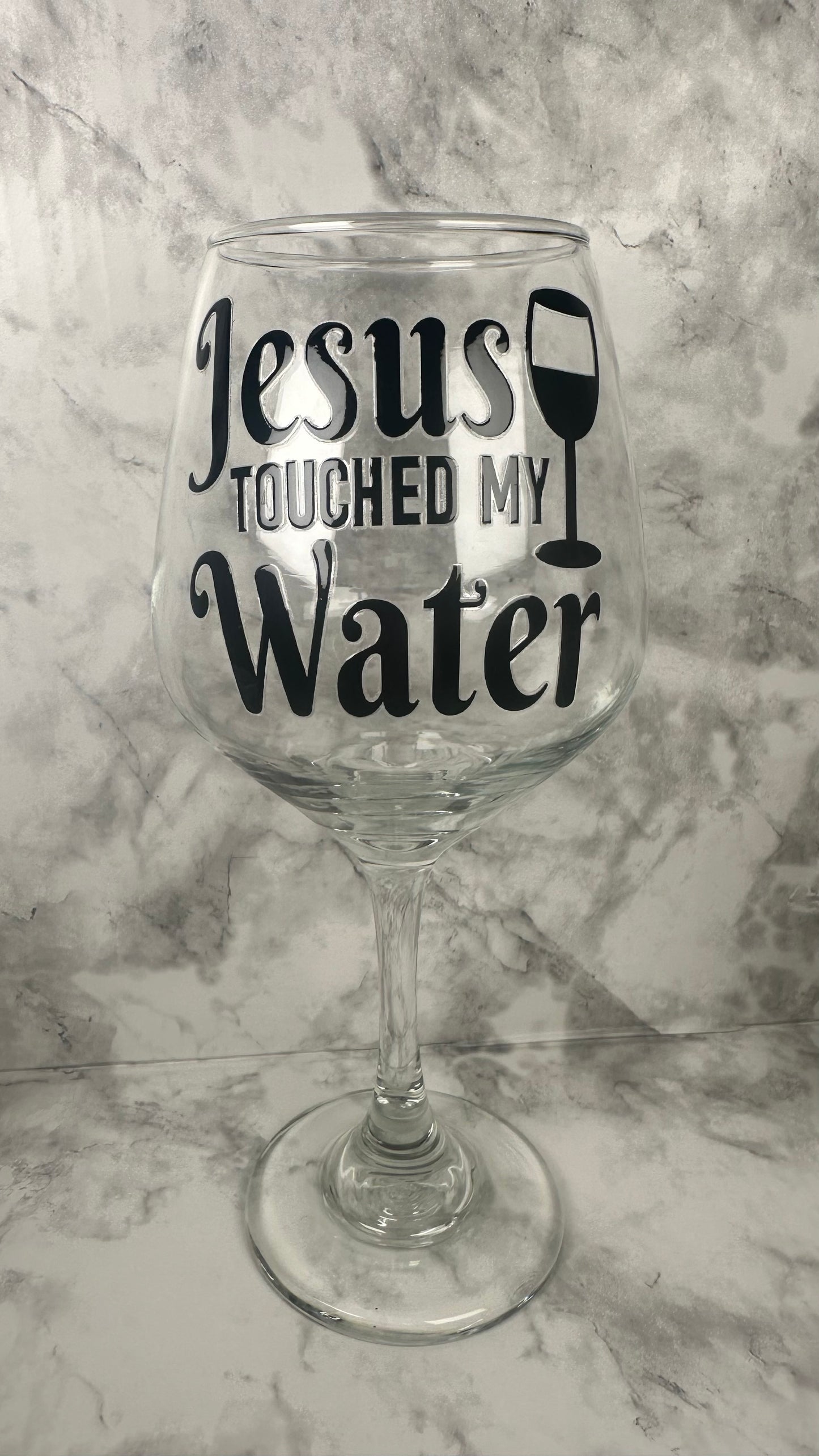 Jesus TOUCHED My Water Wine Glass